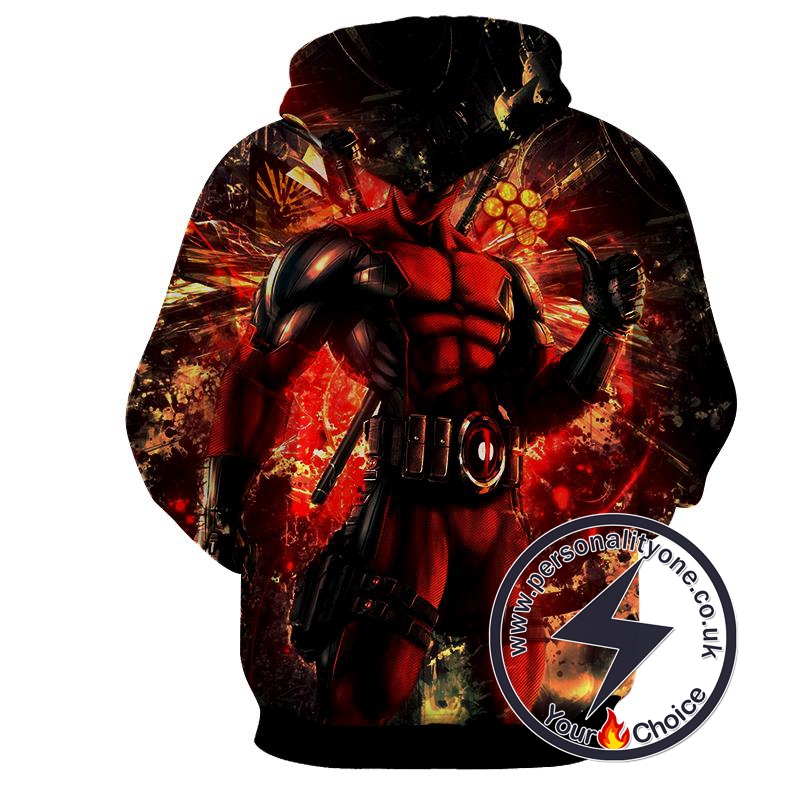 Deadpool - Deadpool 3D - Hoodies